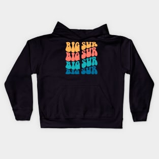 Big Sur Hippie Vintage Kids Hoodie